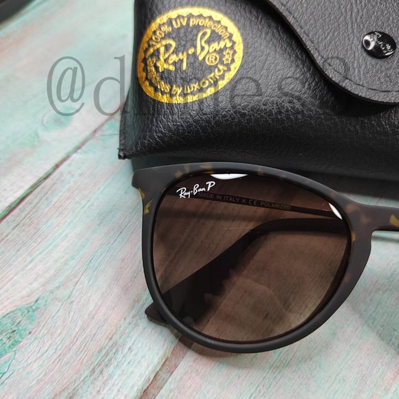 ?Ray-Ban Sunglasses 4171 Polarized 54mm brown tortoiseshell main image 6